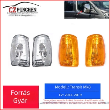 CZPINCHEN Ford Transit MK8 visszapillantó tükör jelzőfény ház, PC anyag, modellek BK31-13B381-AB / BK31-13B382-AB