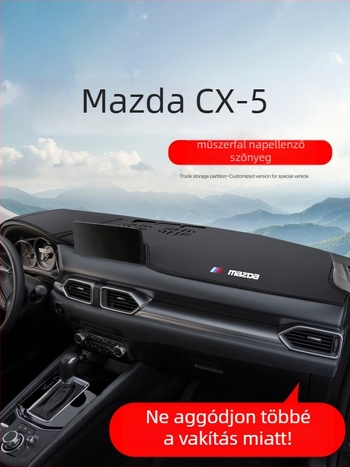 Bőr műszerfalmat Mazda CX-5-höz napvédelmi funkcióval