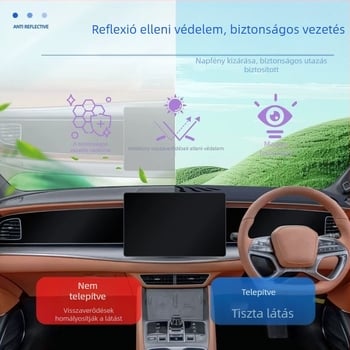 BYD Sealion 05 EV07 Jobbkormányos verzió Központi Konzol Anti-Reflex Párna – ultrafinom bőr, logó nyomtatás, cikkszám 3ZH32082652749