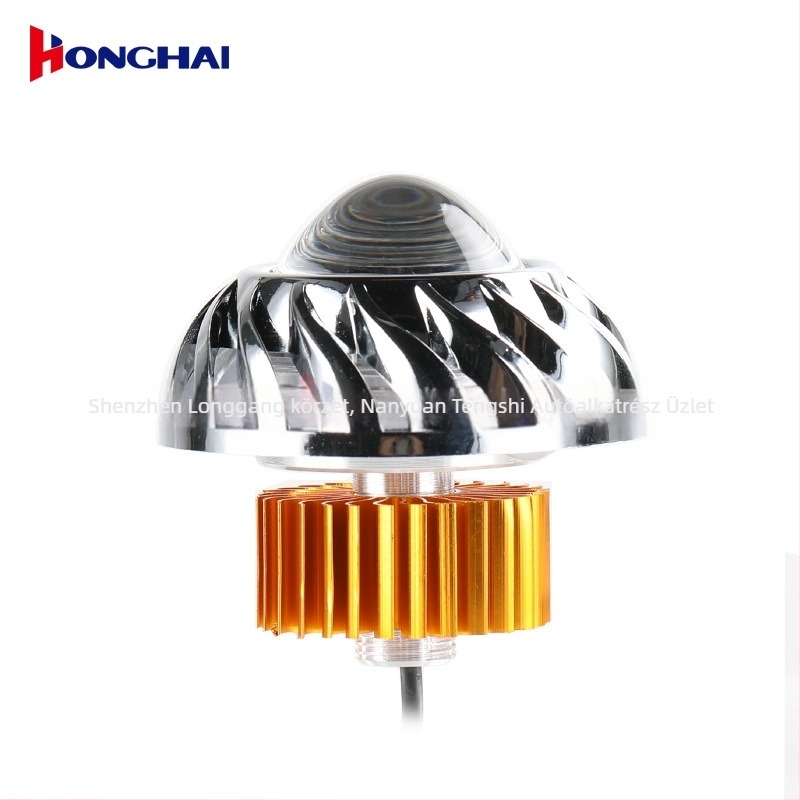 Motorkerékpárba beépített fényszóró angyal- és démon szemekkel, SMD LED, 12V, 11W, 1100LM, IP20