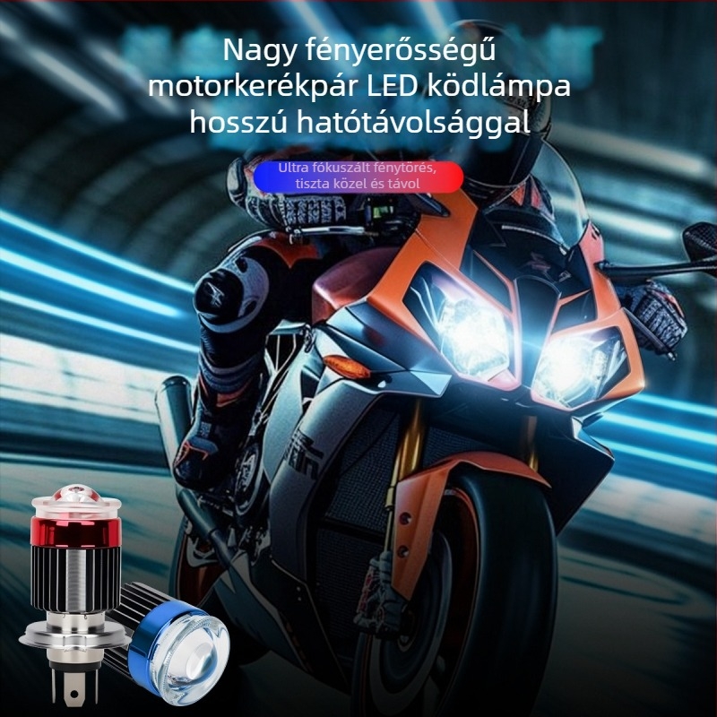 Motorkerékpár LED spot, repülőgép-alumínium ház, 12V, LED fényforrás, koncentráló lencse, IP64 védettség