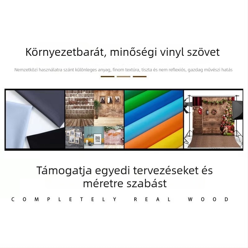 Meseanimációs kisvonatos fotóháttér – vinil anyag, Fanghui márka, tájkép-fotózásra, súly 0,15 kg.