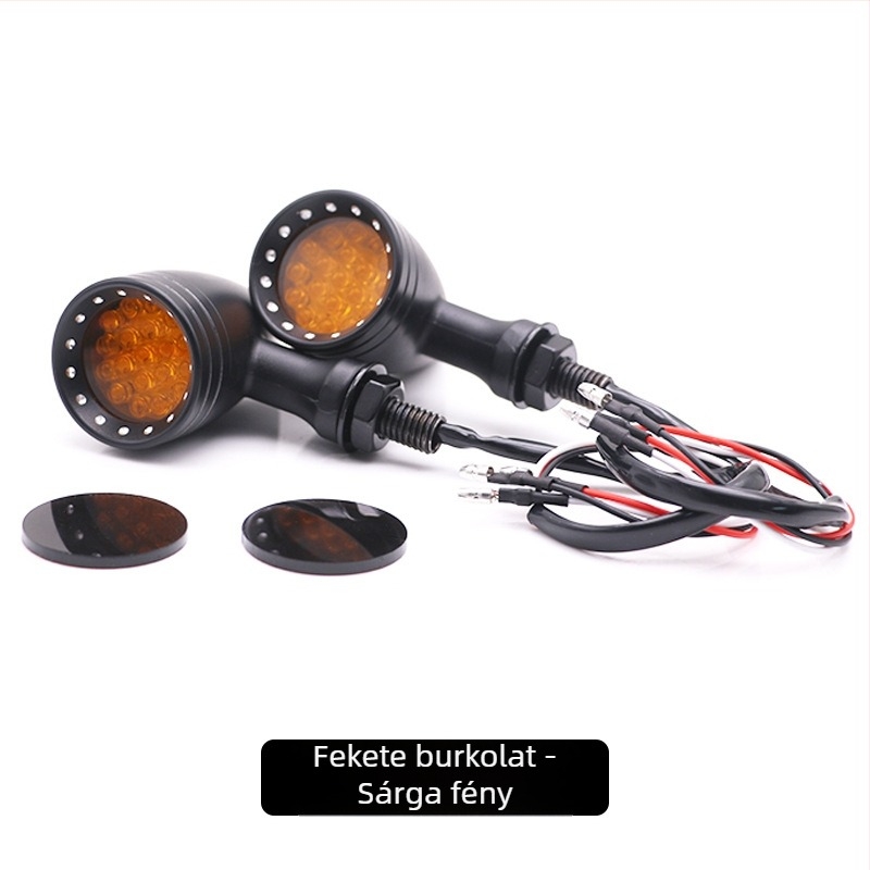 LED motorkerékpár indexlámpa, alumínium ház, HP-Z006, 10W, 12V