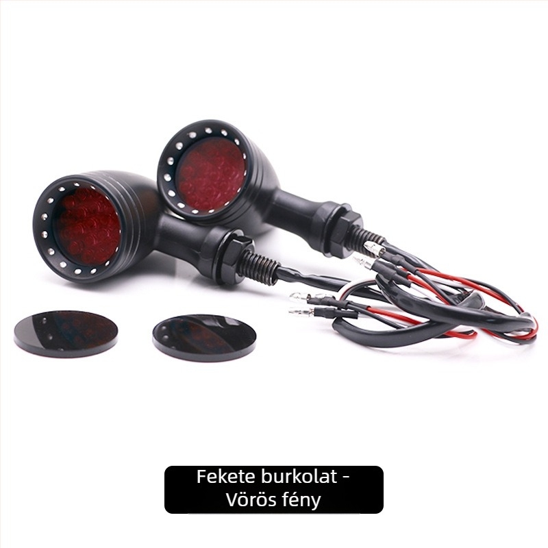 LED motorkerékpár indexlámpa, alumínium ház, HP-Z006, 10W, 12V