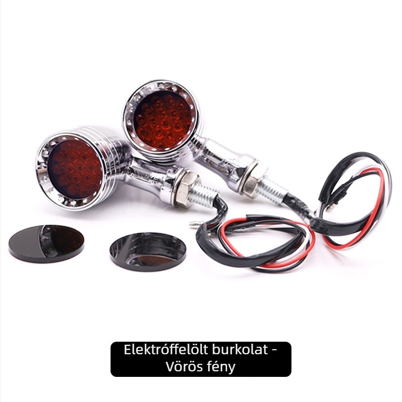 LED motorkerékpár indexlámpa, alumínium ház, HP-Z006, 10W, 12V