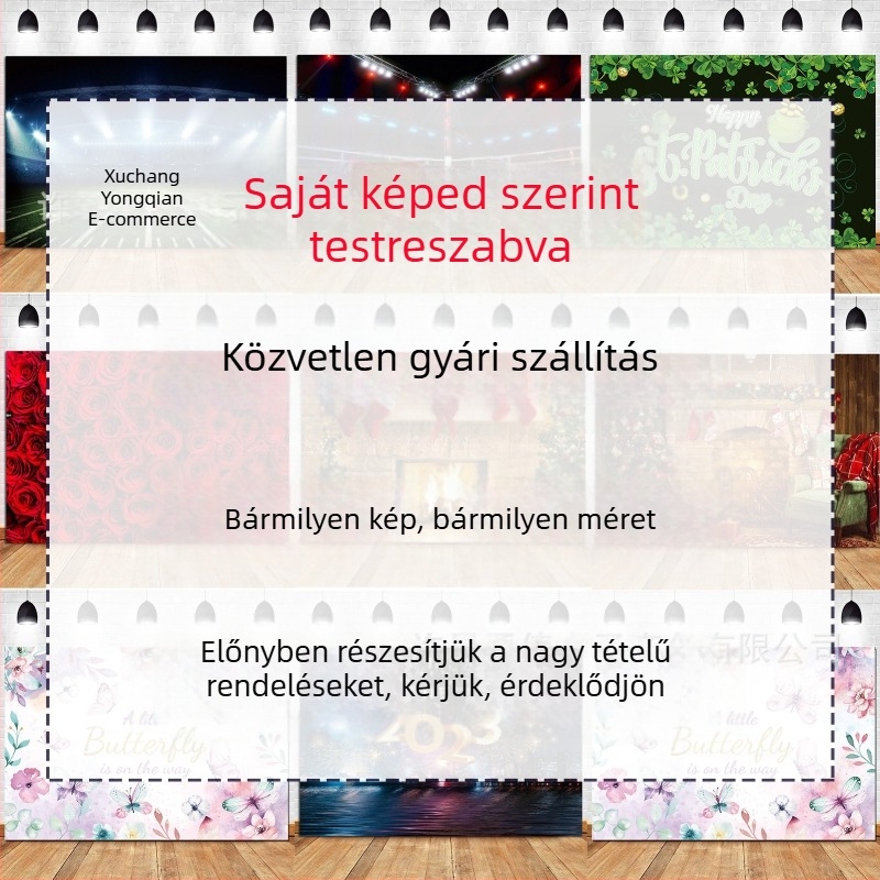 Qian márkájú vinil háttér fotózáshoz — alkalmas helyszíni felvételekhez, súly 150 g
