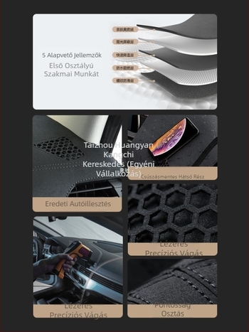 Dashboard mat Lexus ES200/ES300, RX350, NX260, UX300, GX számára — mikroszálas bőr, középkonzol anti‑reflex védő