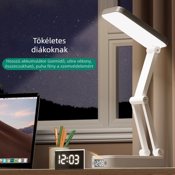 Összecsukható USB‑tápellátású asztali lámpa érintéses kapcsolóval, CRI ≥95, feszültség ≤36V, CE tanúsítvánnyal diákok számára