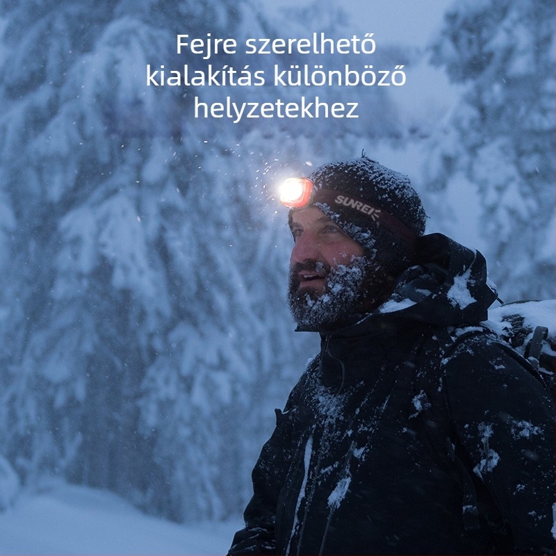 LED kempinglámpa erős mágneses tartóval, 6W, 1200mAh újratölthető, hordozható kültéri világítás