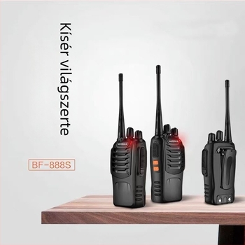 MT-888S polgári felhasználású kézi rádió, kültéri nagy teljesítmény, kompakt, 50 csatornás