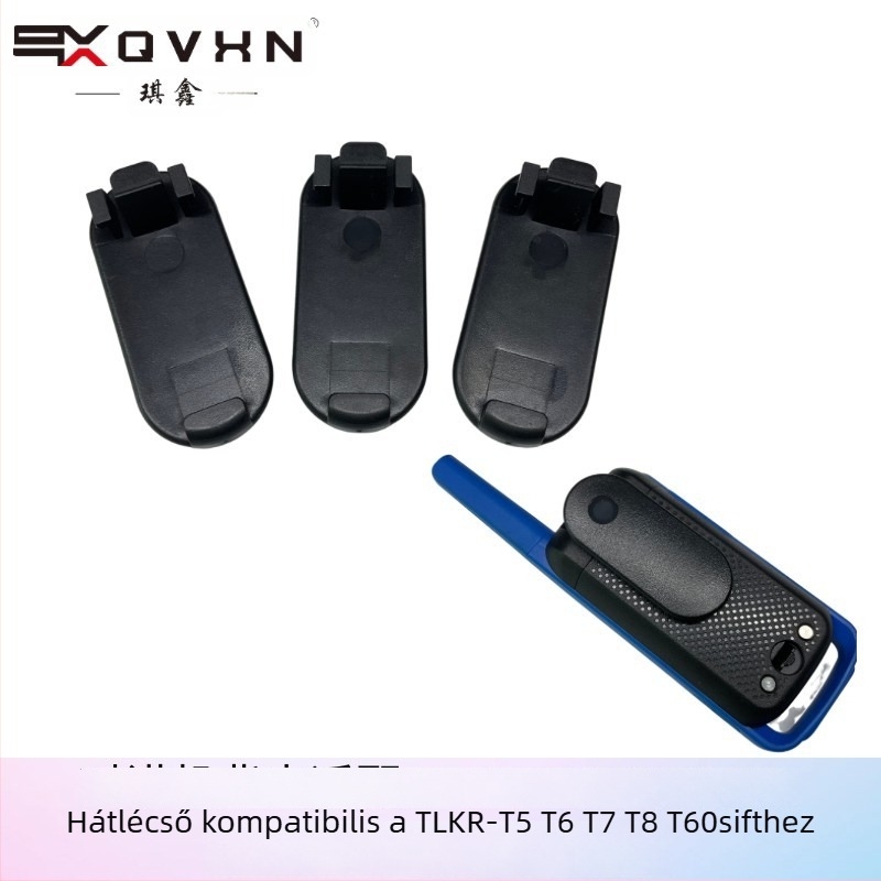 Motoros Walkie-Talkie hátsó klip – Kompatibil TLKR‑T5/T6/T7/T8/T60 – Univerzális rögzítés
