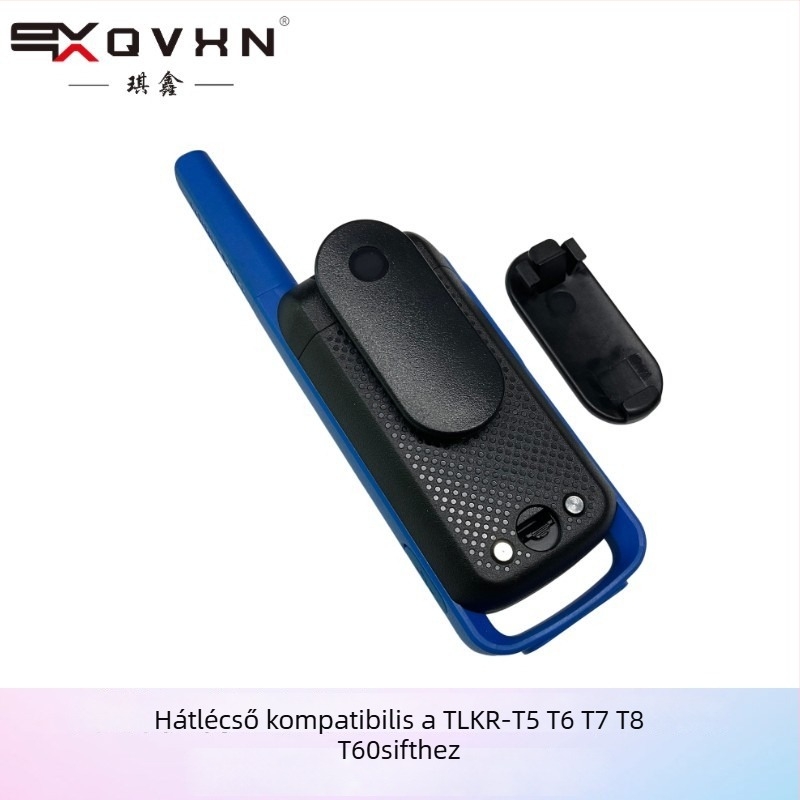 Motoros Walkie-Talkie hátsó klip – Kompatibil TLKR‑T5/T6/T7/T8/T60 – Univerzális rögzítés