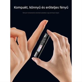 Újratölthető lítium-akkumulátoros kulcstartó zseblámpa Waiord LED-chip-pel, mágneses kültéri autó világítás