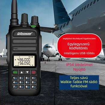 Walkie-Talkie, többfunkciós, Li-ion akkumulátor 6800 mAh