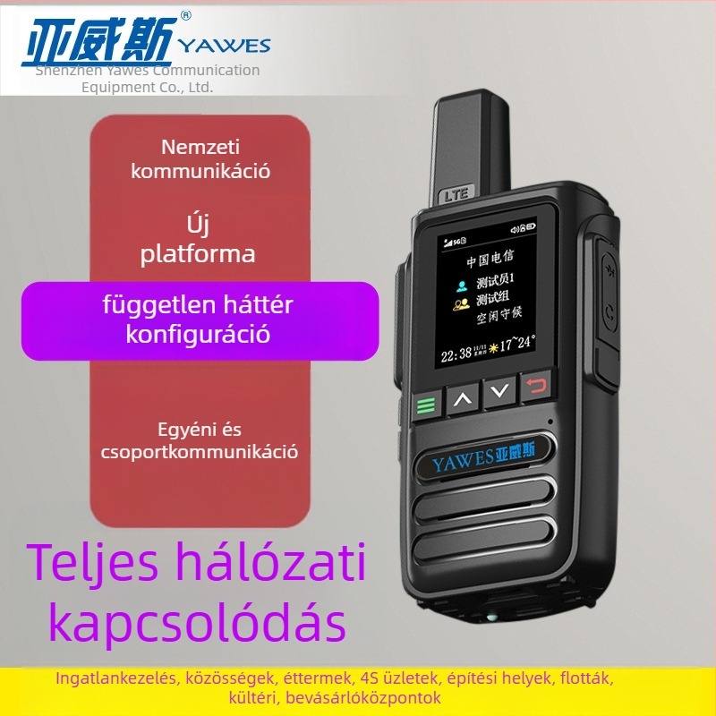 Teljes kézi kétutas rádió • 50 csatorna • hatótáv >50 km • elméleti kapcsolati távolság >50 km • akkumulátor kapacitás 13000 mAh