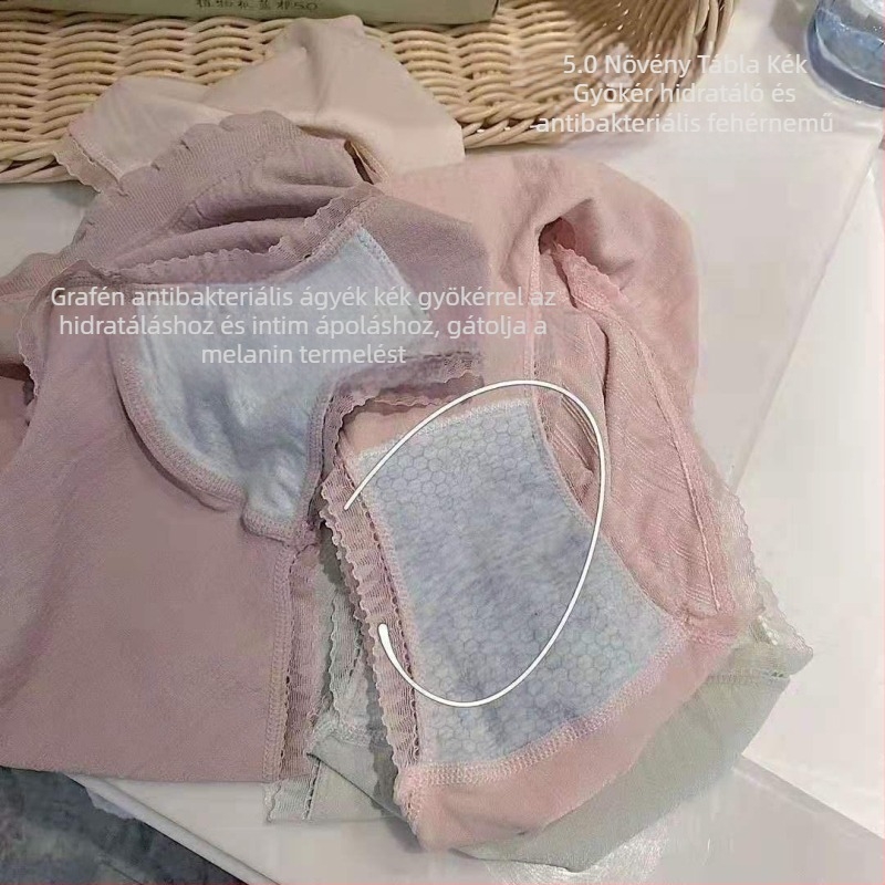 Pamut női seamless alsó – lélegző, antibakteriális, hidratáló hatású, középmagas derekú, egyszínű.