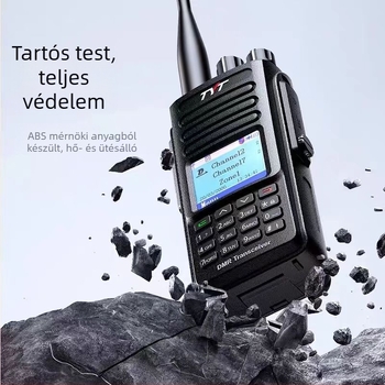 TYT hordozható rádió MD358, robbanásbiztos, 99 csatorna, 4G