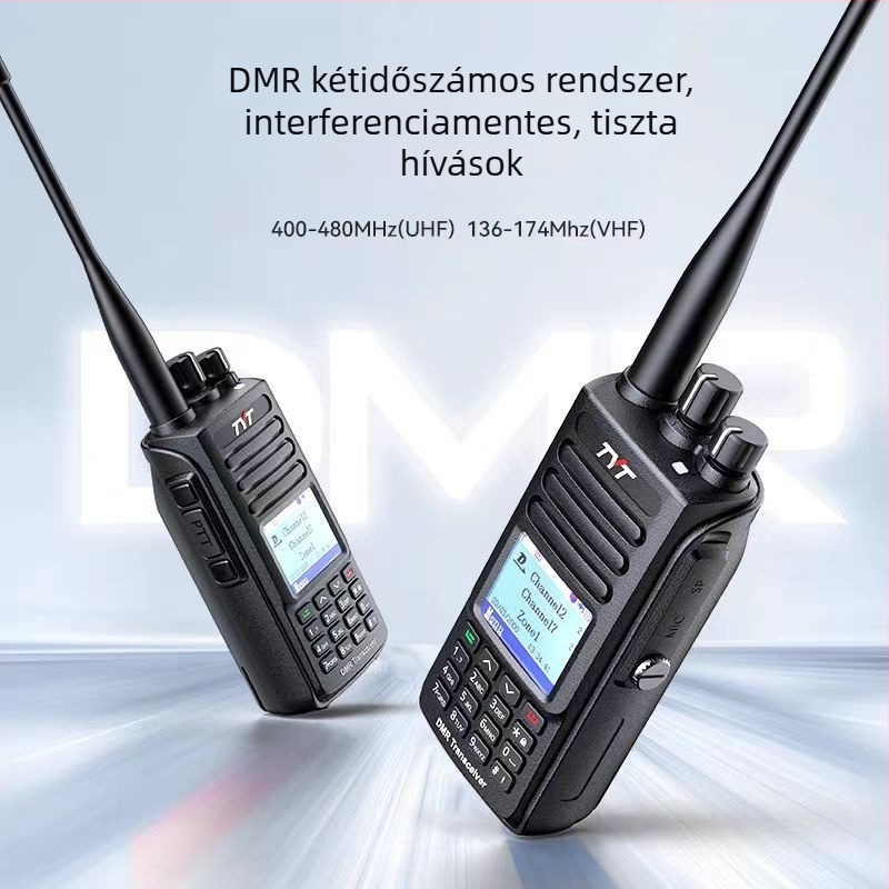 TYT hordozható rádió MD358, robbanásbiztos, 99 csatorna, 4G