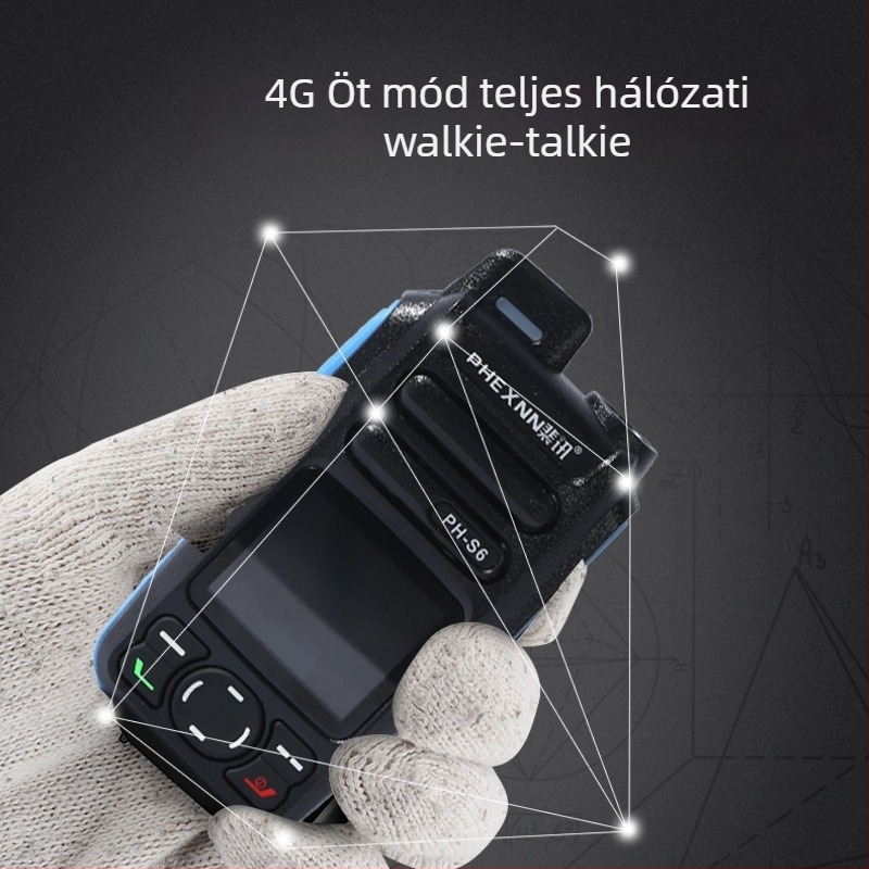 PH-339 Walkie-Talkie, 32 csatorna, hatótávolság >50 km, 7.4V Li-ion 3800mAh, All Netcom hálózat