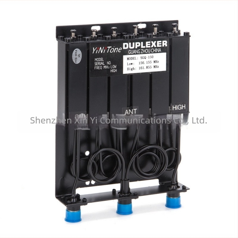 YiNiTone SGQ-150, 25W hordozható duplexer DIY rádióhoz, VHF sáv, állítható frekvencia, hatótávolság legfeljebb 1,5 km