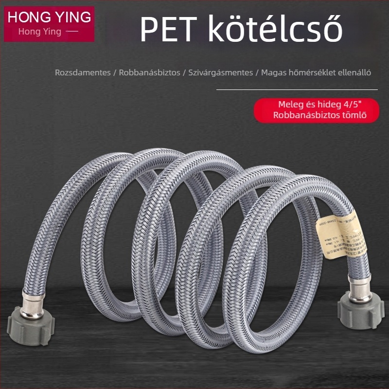 PET szövött tömlő menetes csatlakozással, anyag PET, nominális nyomás 1, márka Hongying