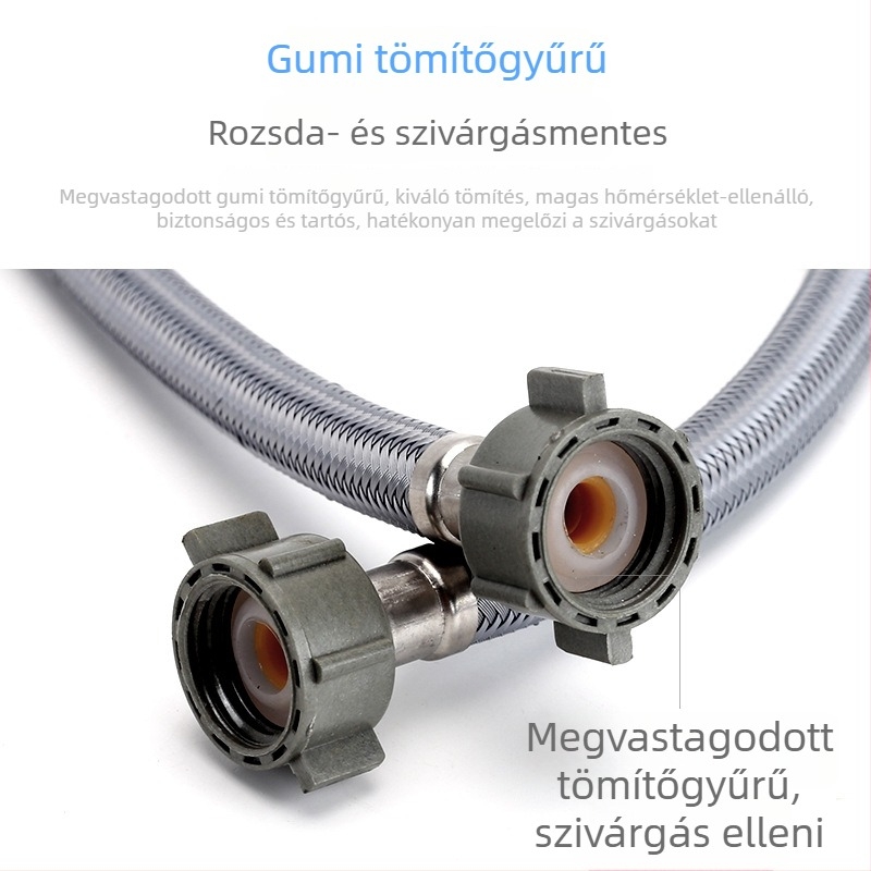PET szövött tömlő menetes csatlakozással, anyag PET, nominális nyomás 1, márka Hongying