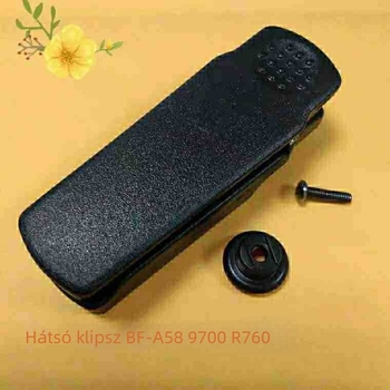 Baofeng walkie-talkie hátsó és övcsipesz BF-A58, 9700, R760, 5RWP, UV-9RPLUS, GT-3WP