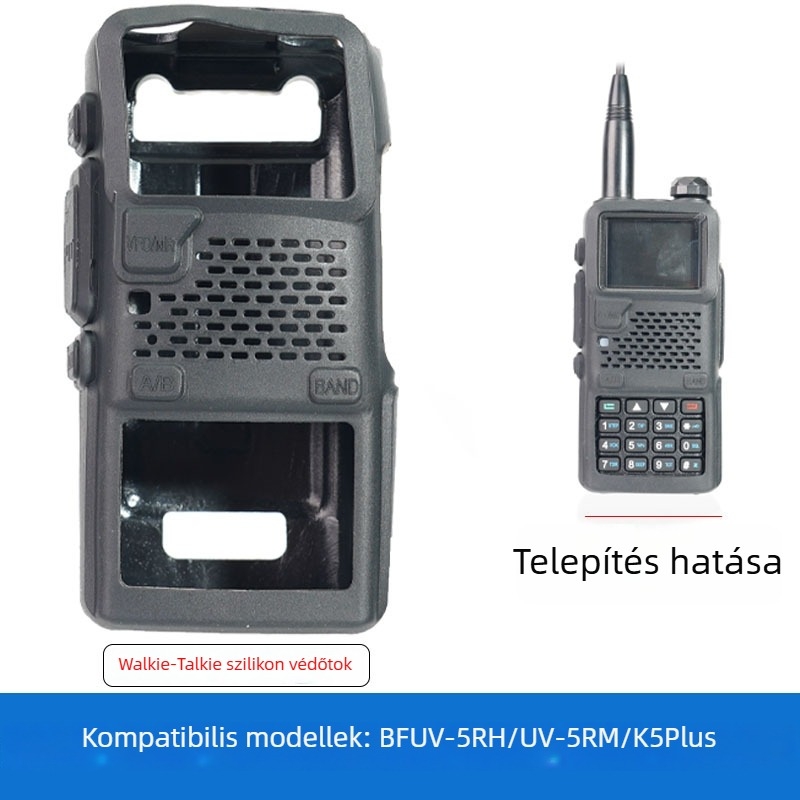 Yintalk szilikon védőtok Baofeng UV-5RH/UV-5RM/K5Plushoz – ütésálló védelem