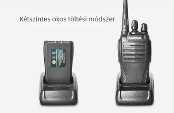 Baofeng BF-999S hordozható rádió, teljes készülék, 400-470 MHz, 5 W, 16 csatorna
