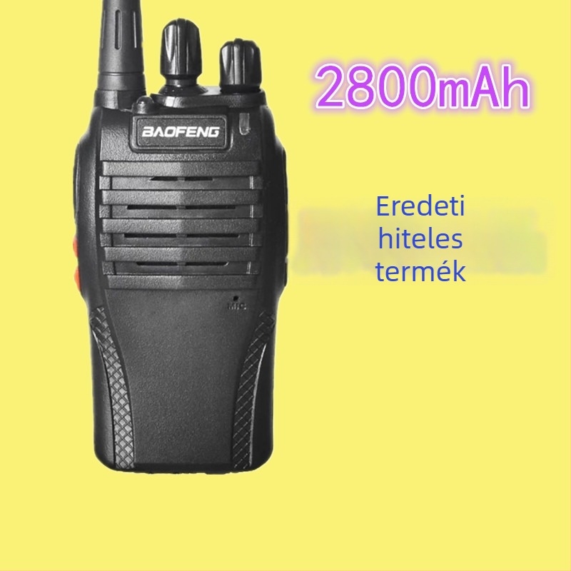 Baofeng BF-999S hordozható rádió, teljes készülék, 400-470 MHz, 5 W, 16 csatorna