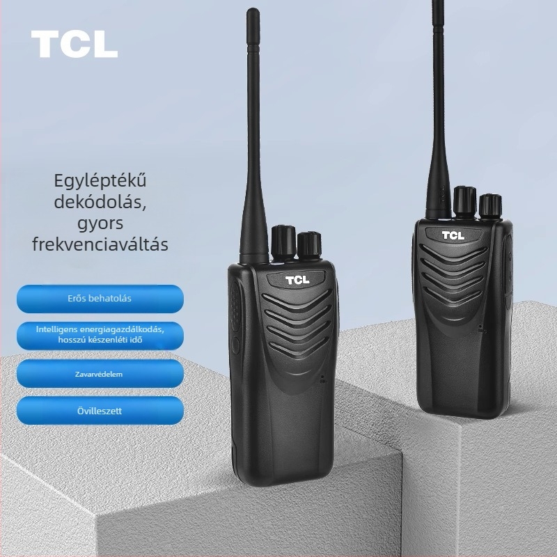 Teljes készülék Walkie-Talkie — professzionális, hosszú hatótávolságú, kültéri használatra, porálló, 5–10 km, Li-ion 2000 mAh akkumulátor, 5G hálózat