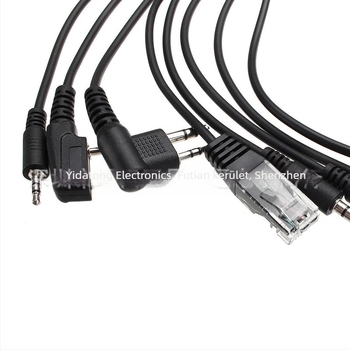 8–in–1 USB frekvencia-programozó kábel interkomokhoz — elem nélkül; frekvenciatartomány 1,5–3 km; kompatibil minden interkom modelllel
