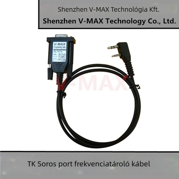 TK soros portú frekvencia-programozó kábel | Hongyin | Modell: TK serial port write frequency cable | Kompatibilis BF888S, BF-UV5R