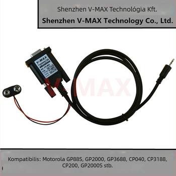 TK soros portú frekvencia-programozó kábel | Hongyin | Modell: TK serial port write frequency cable | Kompatibilis BF888S, BF-UV5R