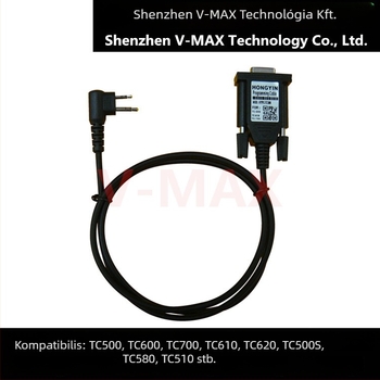 TK soros portú frekvencia-programozó kábel | Hongyin | Modell: TK serial port write frequency cable | Kompatibilis BF888S, BF-UV5R
