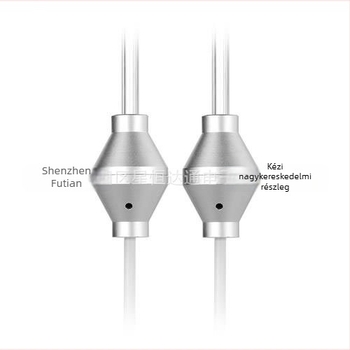3,5 mm-es fülhallgató mikrofonnal, sugárzás elleni védelem, dupla fülcsipeszes rögzítés, akkumulátor nélkül, 120 cm kábel, impedancia 8888 Ω