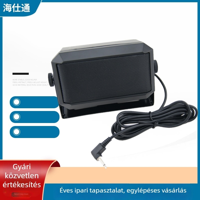 Haishitong CH-KES3 Tengerészeti VHF Rádió — Külső Hangszóró Autókommunikációhoz