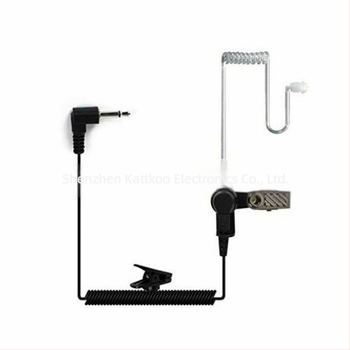 Ding Hong 3,5 mm-es fülhallgató légcsővel Walkie-Talkie-hoz, 200 cm kábel