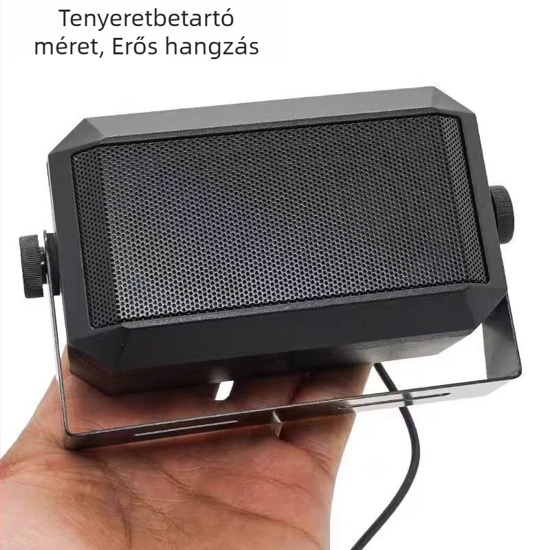 Külső hangszóró autórádióhoz és walkie-talkie-hoz, 8 Ω, 5 W, univerzális kompatibilitás, ütésálló