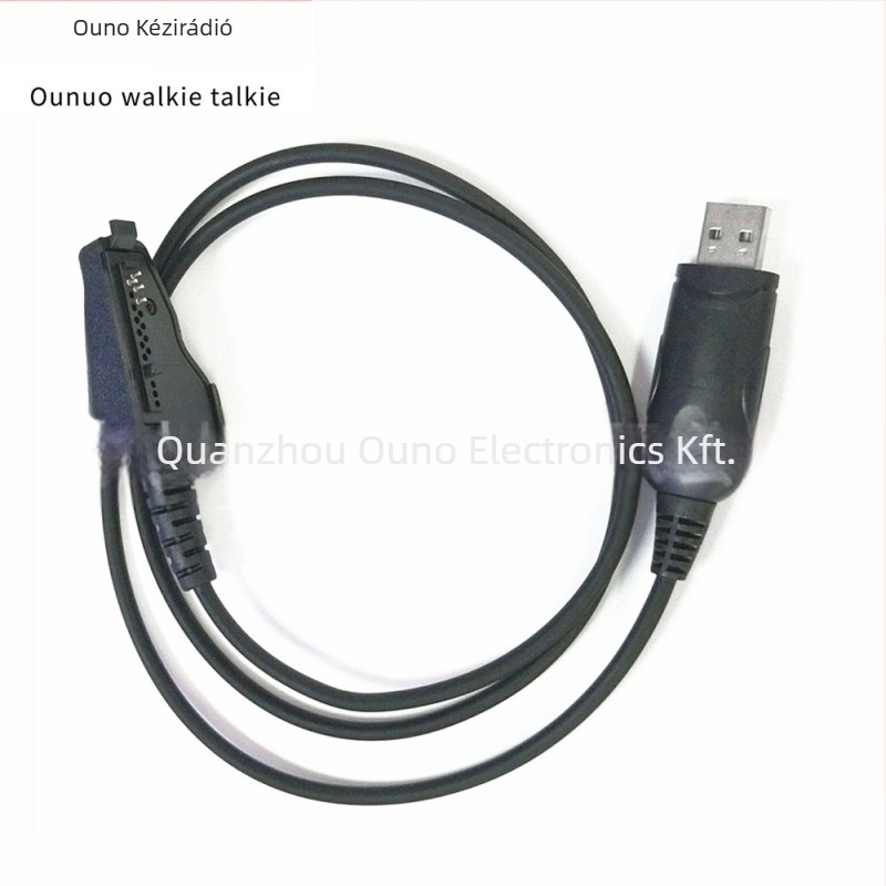 Ouno USB programozó kábel TK385/3180/290 walkie-talkie-hoz – USB interfész, hatótáv 1,5–3 km, porálló