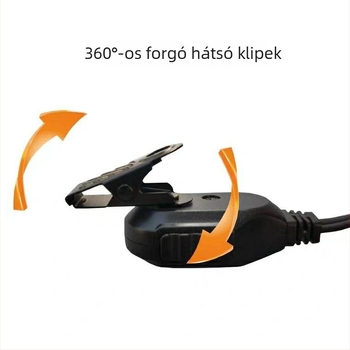 Motorkerékpár Walkie-Talkie fülhallgató – K-Head / M-Head, akkumulátor nélkül, 1,5–3 km hatótáv, porálló