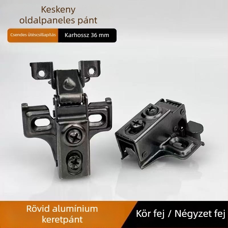 Szekrényajtó pánt – vasból, elektroplatált, 1 mm vastagságú, Lingzhi márka