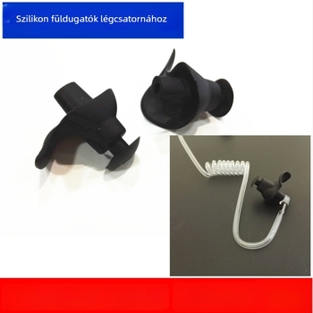 FengRuiTong G1 szilikon fülbetétek interfonohoz, légcsatornával, gomba alakú vég, vízálló, zajcsökkentés