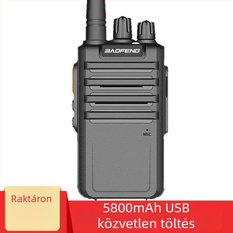 Baofeng M4 kézi rádió, 3–5 km hatótáv, 5 W kimenő teljesítmény, 16 csatorna, lítium-ion akkumulátor 1000 mAh, vízálló