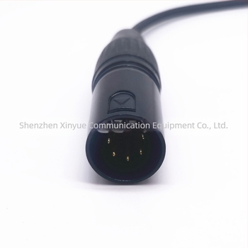 GA kettős dugaszú repülőgép headset adapter Airbus 5-pin XLR – 1,5–3 km kommunikációs távolság, akkumulátor nélkül, leesés elleni védelem