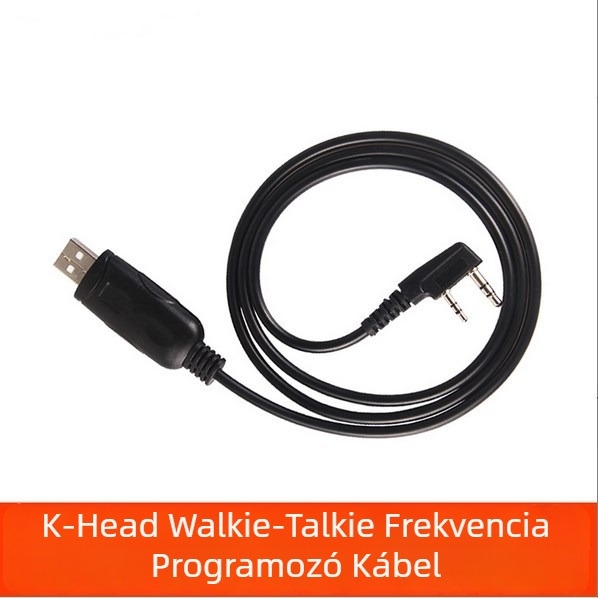 Baofeng walkie-talkie kiegészítő – 168-as adatkábél USB interfésszel és FM kábellel, kompatibilis a Jianwu Baofenggel