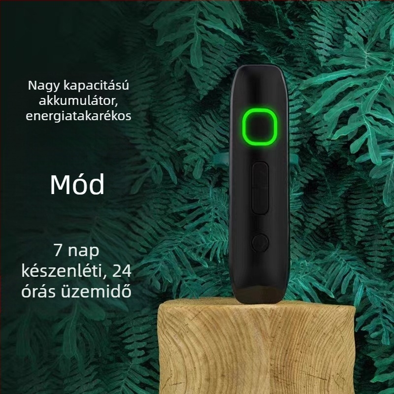 Mini gallérklipszes vezeték nélküli interkom szállodák, éttermek és szépségszalonok számára (1,5–3 km hatótávolság, RF kimenet 10 W, 16 csatorna, LiPo 700 mAh akkumulátor, SIM-kártya nélkül)