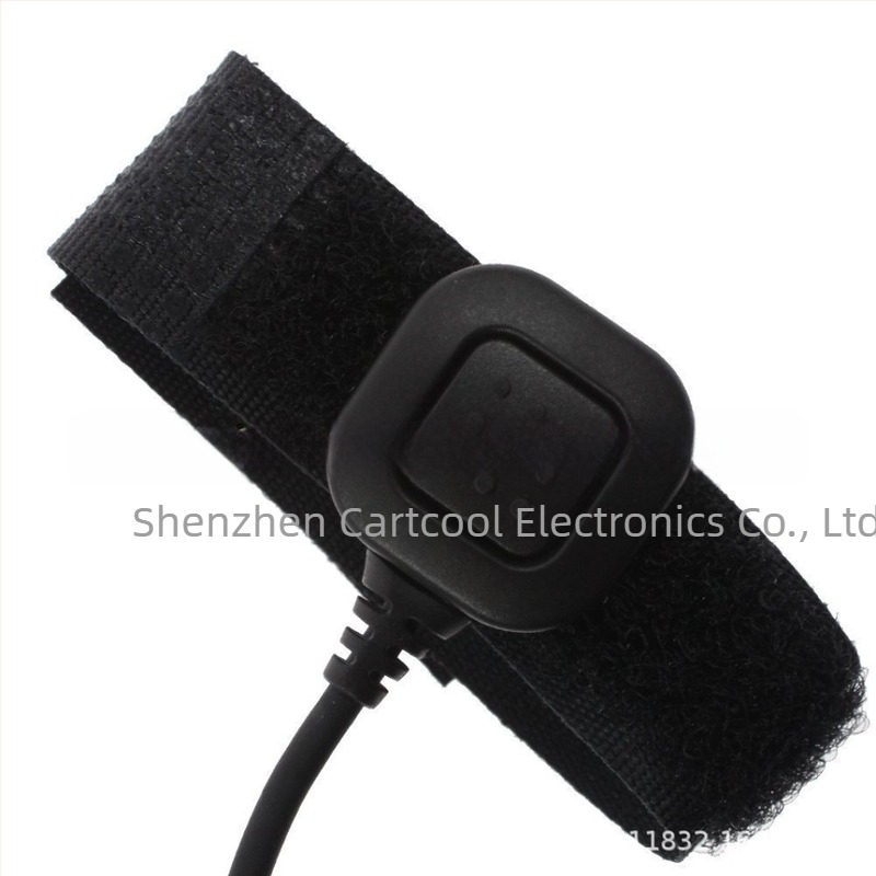Ding Hong K Walkie-Talkie fejhallgató torokmikrofonnal, 120 cm kábel