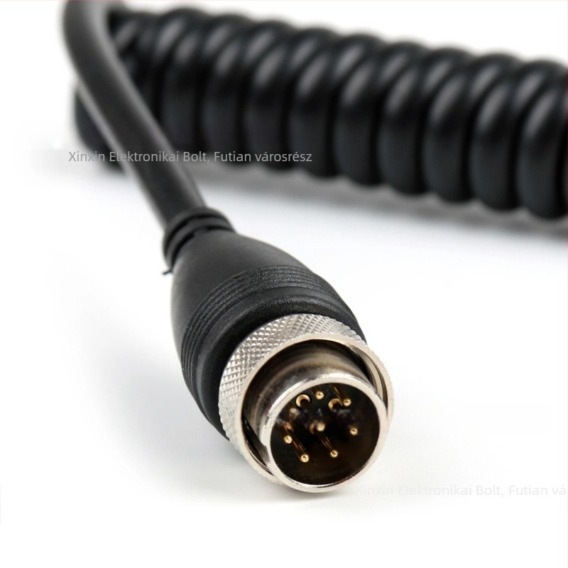 HM-180 kézi mikrofon IC-700PRO rövidhullámú rádióhoz; repülési mikrofon; porálló; hatótáv 10–50 km; akkumulátor nélkül