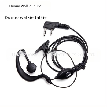 Baofeng UV-5R/888S-kompatibilis walkie-talkie headset, K-típusú csatlakozó, ütésálló, akkumulátor nélkül, 1,5–3 km / 5–10 km hatótávolság